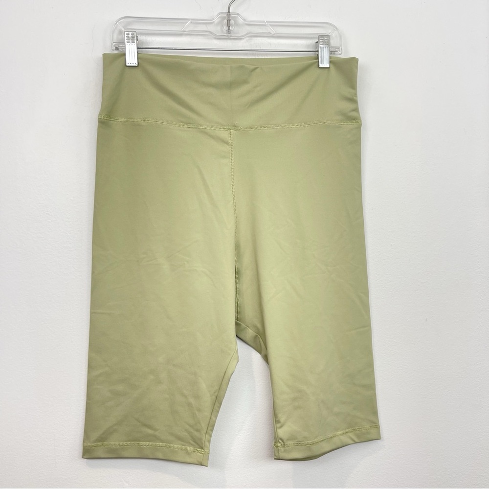 Piper & Scoot Womens Green Long Bike Short Size XL NWT